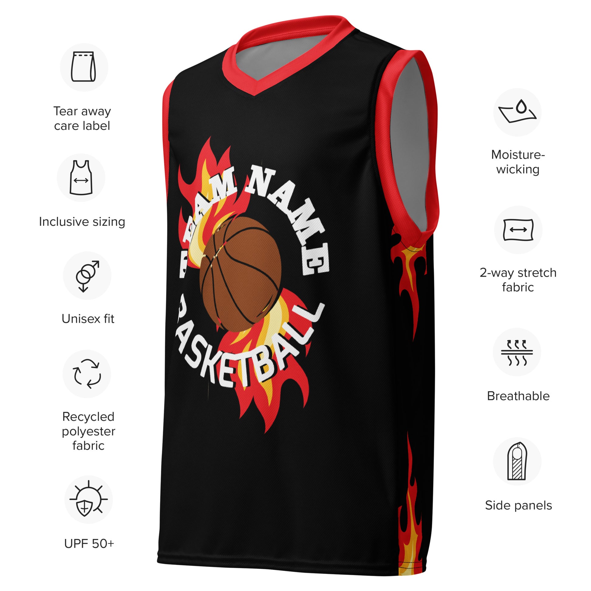 Polyester Custom Basketball Jerseys Cheap